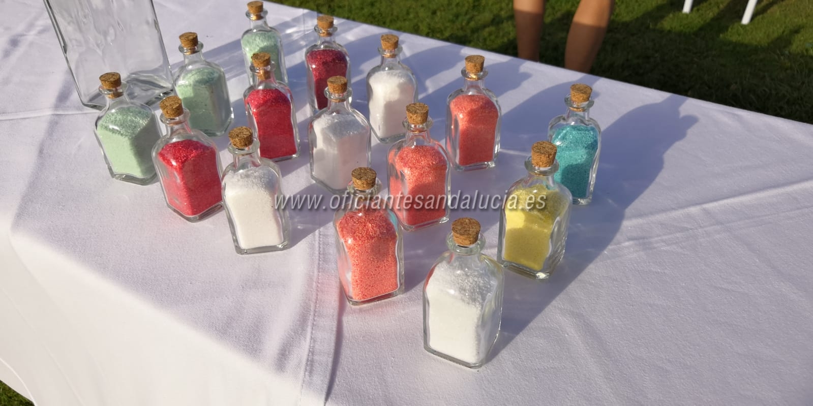 Ritual de la arena para 50 años de aniversario de boda