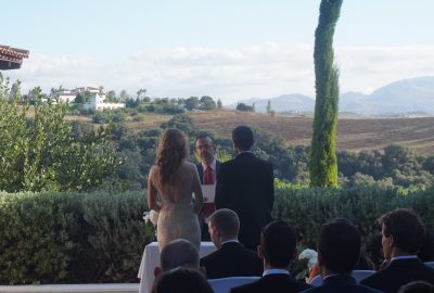 Wedding minister Ronda blessing ceremony