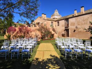Maestros de ceremonias en finca Los Molinillos en Mairena de Alcor, en Sevilla